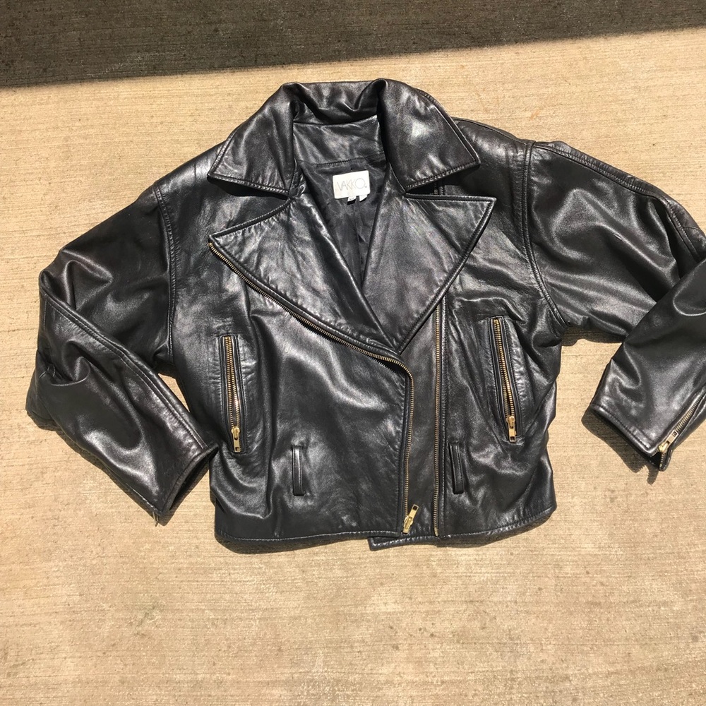 VAKKO leather jacket